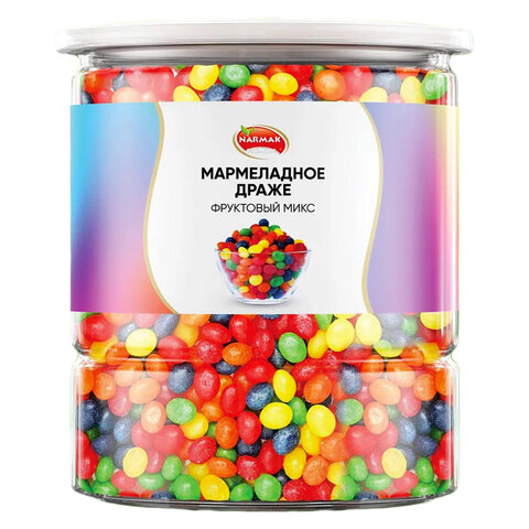 Мармелад жевательный NARMAK "Фруктовый микс" с кисло-сладким вкусом, 450 г - фото 1