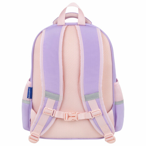 Рюкзак BRAUBERG SNAP, 2 отделения, 3 кармана, "Delicate lilac", 39х28х16 см, 272068 - фото 4