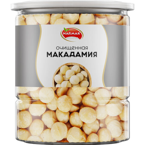 Макадамия очищенная натуральная, без пропитки сиропами и ароматизаторами NARMAK, 500 г - фото 1