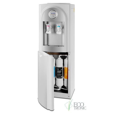 Пурифайер для воды ECOTRONIC C21-U4LE, напольный, НАГРЕВ/ОХЛАЖДЕНИЕ ЭЛЕКТРОННОЕ, 2 крана, белый, 7168 - фото 3