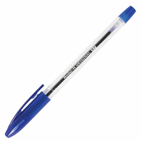 Ручка шариковая масляная BRAUBERG "Model-M" ORIGINAL, СИНЯЯ, узел 0,7 мм, линия письма 0,35 мм, 143250 - фото 3