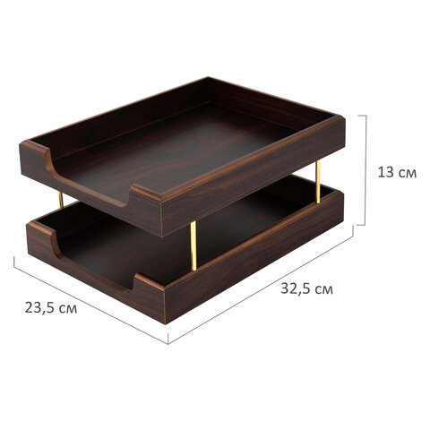 Набор подарочный настольный BESTAR "Artemis" из дерева, 10 предметов, цвет "орех", 236357 - фото 11