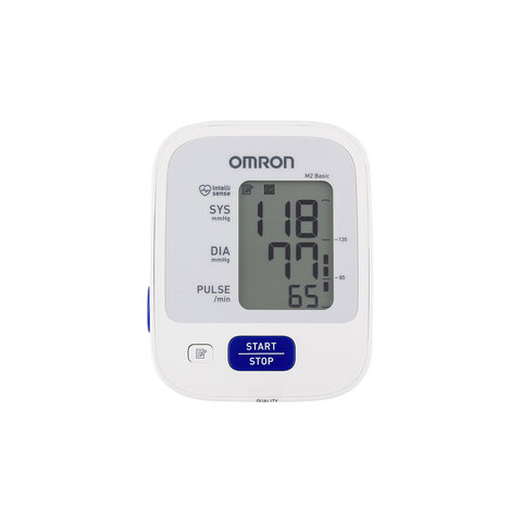 Тонометр OMRON M2 (HEM-7121-ALRU) манжета 22-42 см, автоматический, на плечо, адаптер питания - фото 2