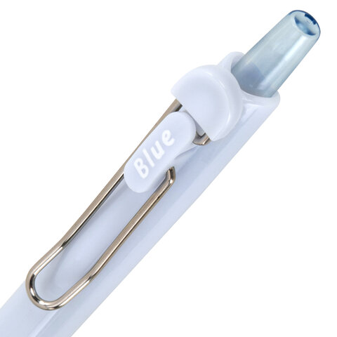 Ручки шариковые автоматические С НЕСКОЛЬЗЯЩИМ ГРИПОМ BRAUBERG "MAXI FIT", СИНИЕ, НАБОР 3 ШТУКИ, пишущий узел 0,5 мм, линия 0,35 мм, 144460 - фото 9