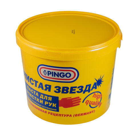 Паста очищающая средство для рук, 5 л, PINGO (Пинго), ЧИСТАЯ ЗВЕЗДА, от самых стойких загрязнений, банка, 85010-12 - фото 4