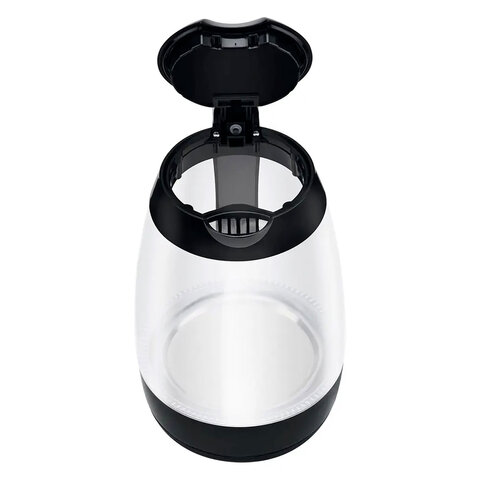 Чайник TEFAL KO450832, 1,7 л, 2400 Вт, закрытый нагревательный элемент, стекло, черный - фото 4
