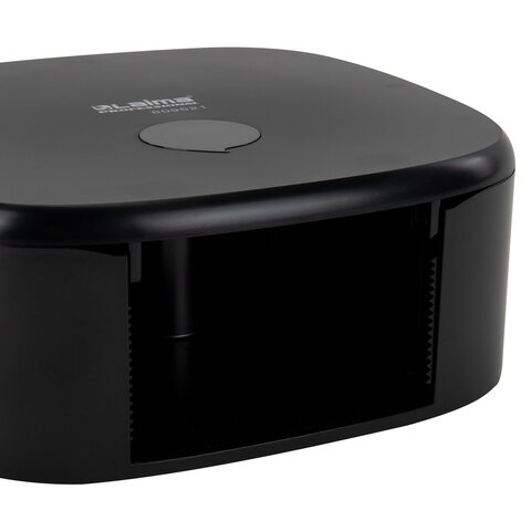 Диспенсер для туалетной бумаги LAIMA PROFESSIONAL PREMIUM BLACK (Система T2), малый, черный, ABS-пластик, 609521 - фото 6