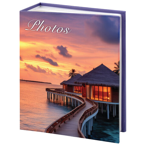 Фотоальбом BRAUBERG "Paradise" на 200 фото 10х15 см, твердая обложка, 391429 - фото 1