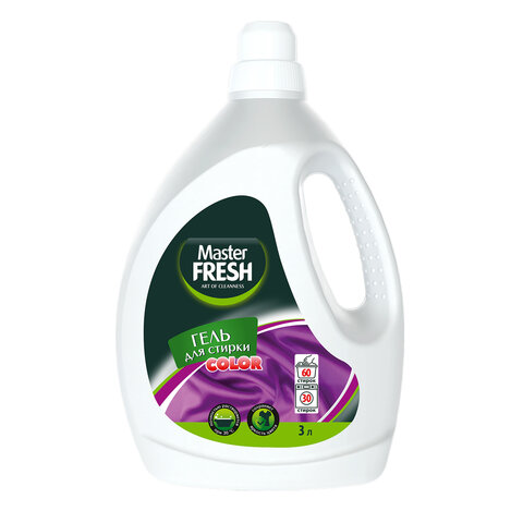 Гель для стирки для цветных тканей 3 л MASTER FRESH "COLOR", С0007897 - фото 1