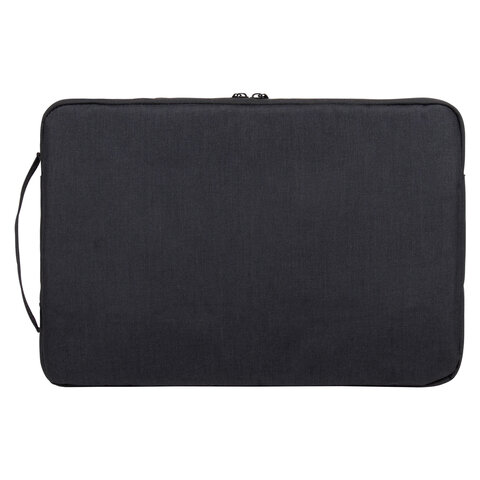Чехол для ноутбука HEIKKI OPTION 13-14'' (ХЕЙКИ), с ручкой и карманом, черный, 35,5х24х2,5 см, 272599 - фото 4