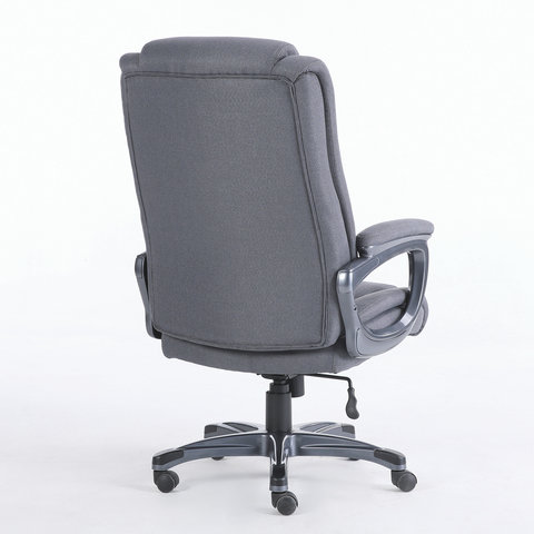 Кресло офисное BRABIX PREMIUM "Solid HD-005", нагрузка до 180 кг, ткань, серое, 531823 - фото 5