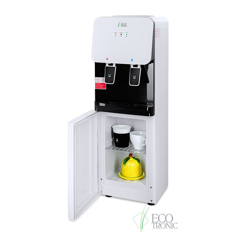 Кулер-водонагреватель БЕЗ ОХЛАЖДЕНИЯ ECOTRONIC J1-LCN XS, напольный, шкаф, 2 крана, белый, 12091 - фото 4