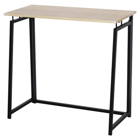 Стол на металлокаркасе BRABIX "LOFT CD-001", 800х440х740 мм, складной, цвет дуб натуральный, 641211 - фото 4