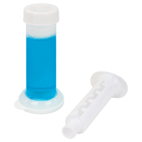 Диски гелевые, освежитель и очиститель для унитаза / писсуара, 8 дисков 44 г, LAIMA, "Океан", шприц, 609796 - фото 3