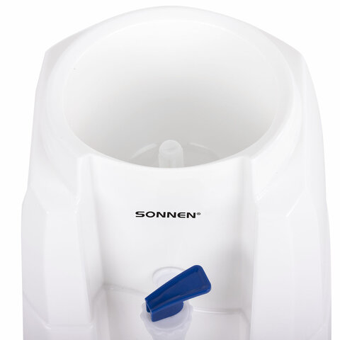 Кулер-водораздатчик БЕЗ НАГРЕВА И ОХЛАЖДЕНИЯ, SONNEN TS-01W, настольный, 1 кран, белый, 456175 - фото 7