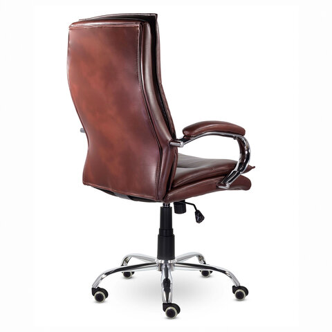 Кресло офисное BRABIX PREMIUM "Cuba EX-542", экокожа, коричневое, 532550 - фото 5