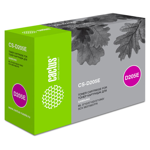 Картридж лазерный CACTUS (CS-D205E) для SAMSUNG ML-3710D/3710ND/SCX-5637/5737, ресурс 10000 стр. - фото 1