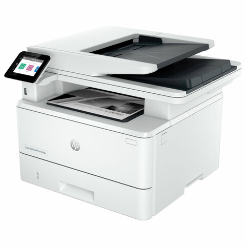 МФУ лазерное HP LaserJet Pro 4103dw "3 в 1" А4, 40 стр./мин., 80000 стр./мес, ДУПЛЕКС, АПД, Wi-Fi, сетевая карта, 2Z627A - фото 2