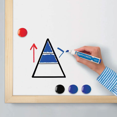 Доска магнитно-маркерная 45х60 см, деревянная рамка, BRAUBERG "Wood", 238794 - фото 5