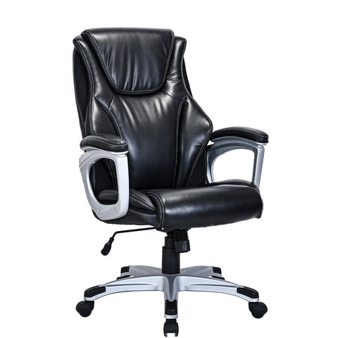 Кресло BRABIX PREMIUM "Credo EX-587", рециклированная кожа, черное, 532977 - фото 1