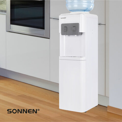 Кулер для воды SONNEN FSC-02AC, напольный, НАГРЕВ/ОХЛАЖДЕНИЕ КОМПРЕССОР, шкаф, 2 крана, белый, 455420 - фото 19