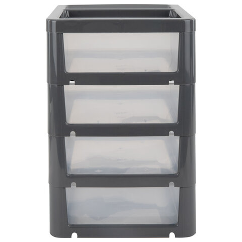 Бокс универсальный большой, 4 выдвижные секции, 37,6х25х35,5 см, М2768 - фото 6