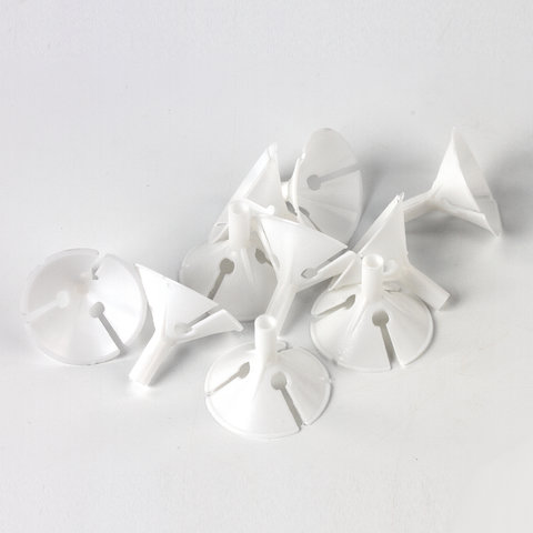 Держатели для воздушных шаров (палочки 40 см + розетки) ЗОЛОТАЯ СКАЗКА, КОМПЛЕКТ 50 штук, белые, 591097 - фото 4