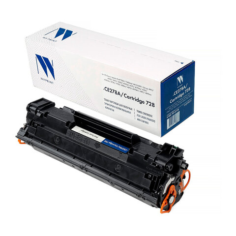 Картридж лазерный NV PRINT (NV-CE278A/728) для HP/CANON LJ P1566/P1606/ MF4410/4430, ресурс 2100 стр., NV-CE278A/Canon - фото 1
