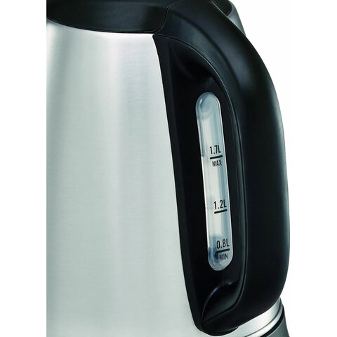 Чайник TEFAL KI270D30, 1,7 л, 2400 Вт, закрытый нагревательный элемент, сталь, серебристый, 7211002374 - фото 4