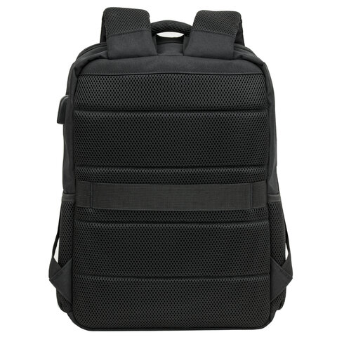 Рюкзак BRAUBERG FUNCTIONAL с отделением для ноутбука, USB-порт, багажная лента, Firm, 43x30x15 см, 272576 - фото 6