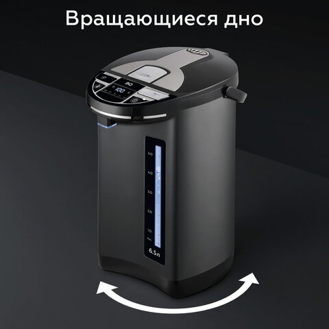 Термопот на 6,5 литра, 2 режима подачи воды BQ (БИ-КЬЮ) TP536, 1450 Вт, 5 температурных режимов, металл, 86189885 - фото 10