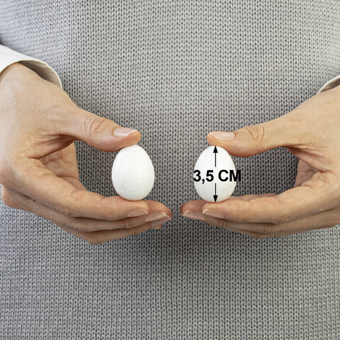 Пенопластовые заготовки для творчества "Эллипсы", 15 шт., 35 мм, ОСТРОВ СОКРОВИЩ, 661356 - фото 1