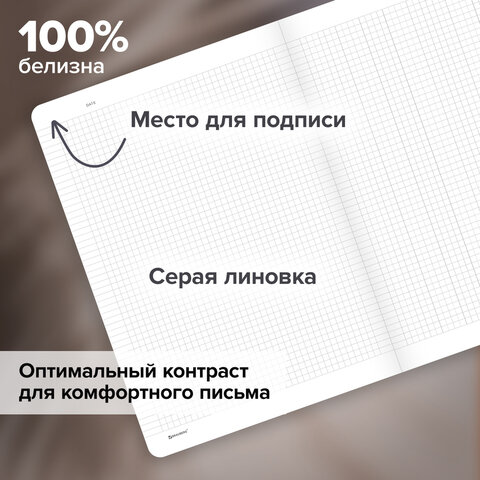 Тетрадь А4 96 л. BRAUBERG, на сшивке с корешком, клетка, обложка картон, "Многоэтажки", 405285 - фото 10
