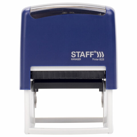 Штамп самонаборный 7-строчный STAFF, оттиск 60х35 мм, "Printer 8028", КАССЫ В КОМПЛЕКТЕ, 237429 - фото 3