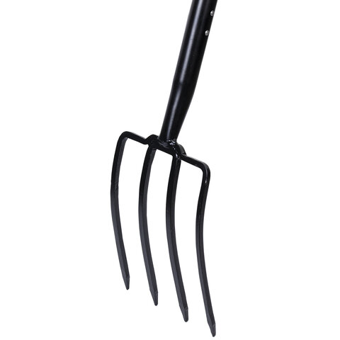 Вилы копальные стальные 19х28 см, ОБЩАЯ ДЛИНА 115 см, деревянный черенок, V-ручка, RABBITEX (РАББИТЕКС) "STANDARD", 700492 - фото 7