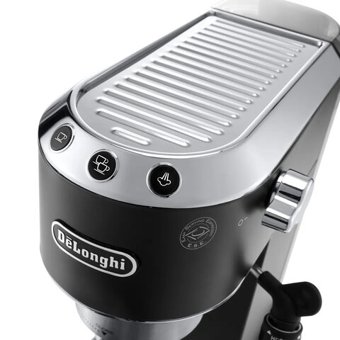 Кофеварка рожковая DELONGHI Dedica EC685.BK, 1350 Вт, объем 1,1 л, ручной капучинатор, черная - фото 9