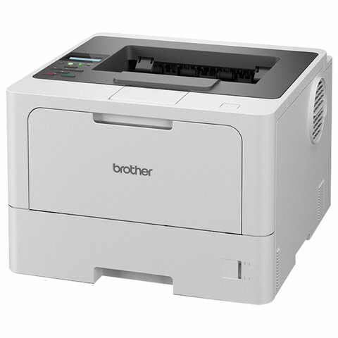 Принтер лазерный BROTHER HL-L5210DW, А4, 48 стр/мин, 50000 стр/мес, ДУПЛЕКС, Wi-Fi, сетевая карта - фото 1