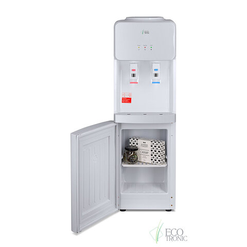 Кулер для воды ECOTRONIC J21-LCE напольный, НАГРЕВ/ОХЛАЖДЕНИЕ ЭЛЕКТРОННОЕ, шкаф, 2 крана белый 12562 - фото 8