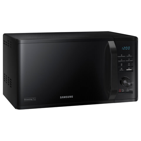 Микроволновая печь SAMSUNG MG23K3515AK/BW, объем 23 л, мощность 800 Вт, электронное управление, черная - фото 2