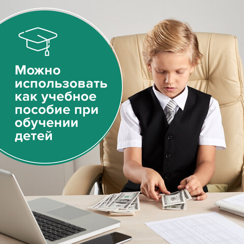 Деньги шуточные "100 долларов", упаковка с европодвесом, AD0000024 - фото 5