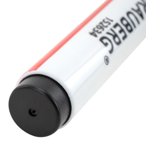 Маркер стираемый для белой доски ЧЕРНЫЙ, BRAUBERG "ULTRA WHITEBOARD MARKER", 3 мм, с клипом, 152634 - фото 6