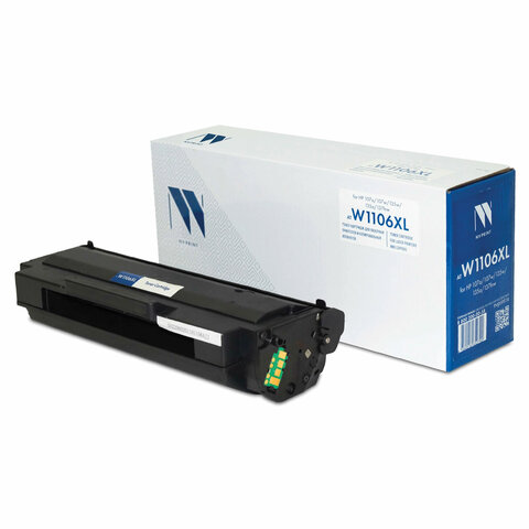 Картридж лазерный NV PRINT (NV-W1106XL) для HP Laser 135a/135w/107w/107a/137fnw, ресурс 5000 страниц - фото 1