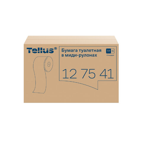 Бумага туалетная 135 м, Tellus/TORK (Система Т6) UNIVERSAL, КОМПЛЕКТ 27 рулонов, белая, 127540/127541 - фото 2