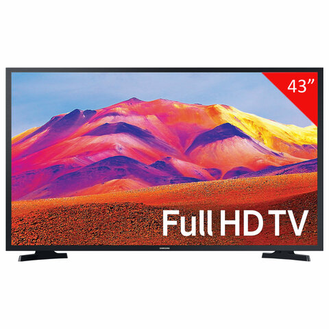 Телевизор SAMSUNG UE43T5300, 43" (108 см), 1920x1080, Full HD, 16:9, SmartTV, WiFi, черный, 3219220 - фото 1