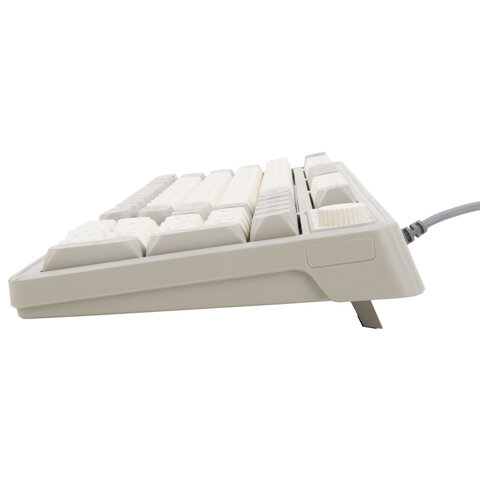 Клавиатура проводная USB, 102+98 клавиш, LED-подсветка, SONNEN K620, слоновая кость / серая, 513950 - фото 10