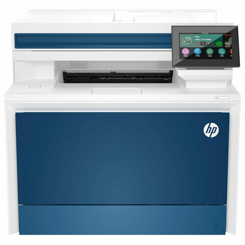 МФУ лазерное ЦВЕТНОЕ HP Color LJ Pro 4303dw "3 в 1", А4, 33 стр./мин, 50000 стр./мес, ДУПЛЕКС, АПД, Wi-Fi, сетевая карта, 5HH65A - фото 1