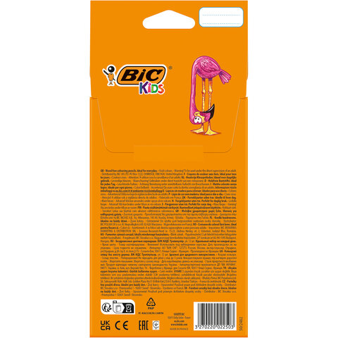 Карандаши цветные 12цв 6-гран Bic Tropicolors 832566 - фото 7