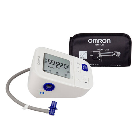 Тонометр OMRON M3 Comfort (HEM-7155-ALRU) манжета 22-42 см, автоматический, на плечо, адаптер питания - фото 3