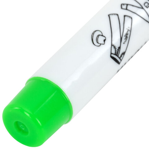 Маркеры для ткани 10 ЦВЕТОВ, TEXTILE MARKER, несмываемые, круглый наконечник 1-3 мм, BRAUBERG, 152656 - фото 8