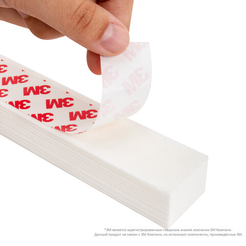 Жалюзи-плиссе, штора тканевая самоклеящаяся КОМПЛЕКТ 2 шт., BRABIX, 90х180 см, СТАНДАРТ+, 80 г/м2, цвет белый, 700009 - фото 9
